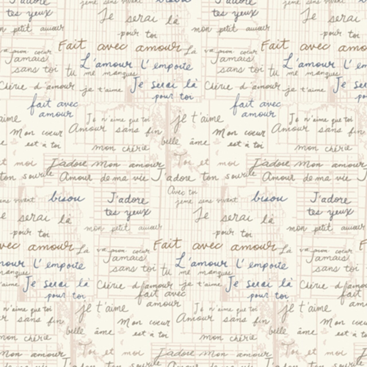 Vintage Love in Cream (mms97908) | Mademoiselle | Patty Basemi | Art Gallery